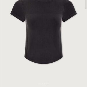 Varley Seamless Tee - washed black